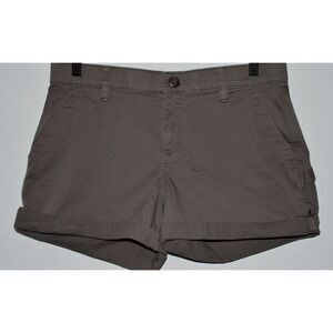 Boston‎ Traders 10 Brown Shorts Cotton Stretch Cuffed Pockets Comfy 3in Inseam
